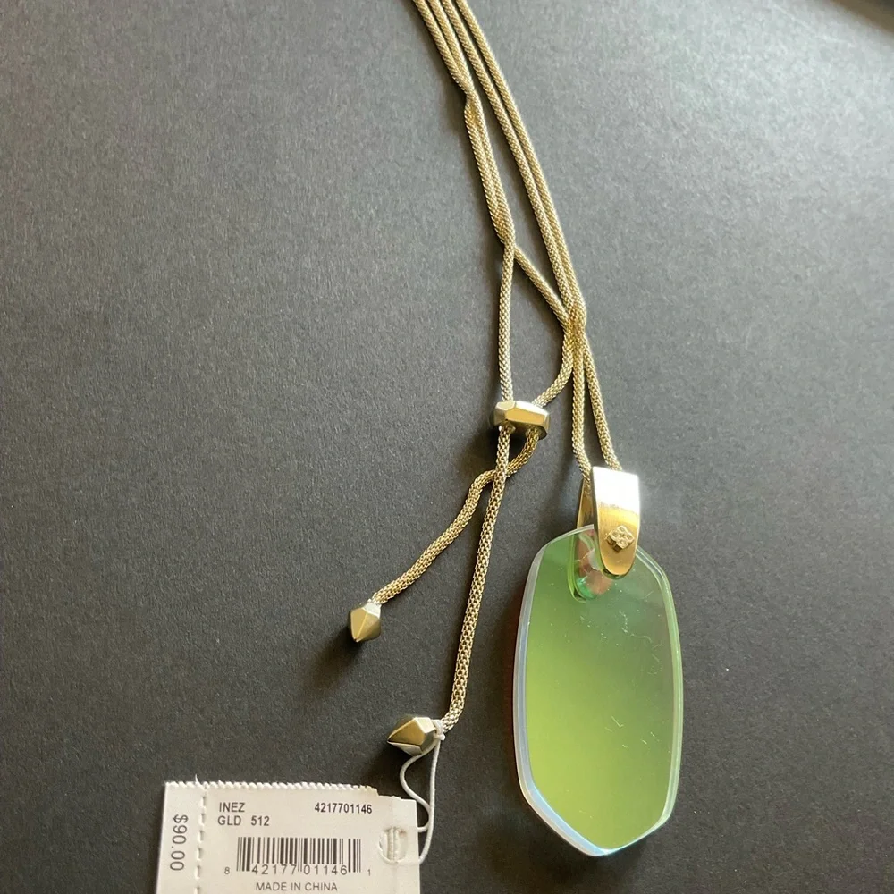 Kendra Scott Dichroic Glass Pendant Necklace - Picture 7 of 9